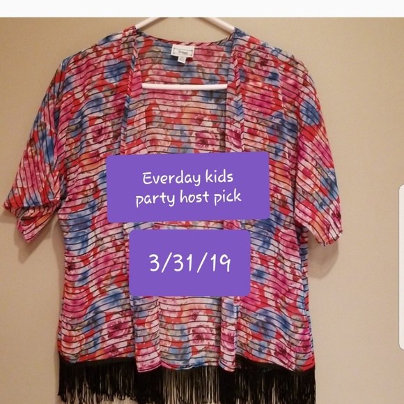 Disney Other - 🎉HP🎉Colorful rose print sheer cover up